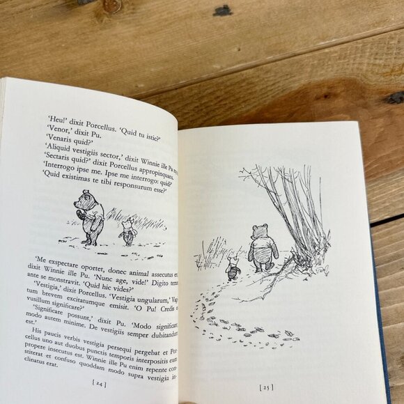 Vintage Winnie the Pooh‎ Book in Latin1960 Alexander Lenard Blue  Winnie Ille Pu - Picture 5 of 6